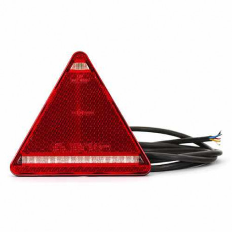 Feu WAŚ triangulaire LED Droit 163x144 mm