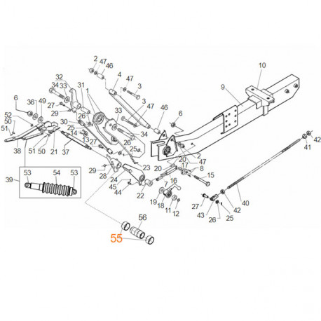 Palier lisse AL-KO 352VB-2