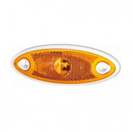 Feu de position LED Hella 147x54x12,8 mm orange