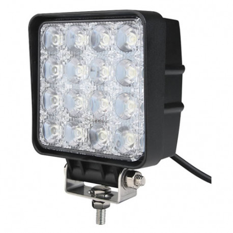 Phare de travail carré LED 48W 3000 lumens