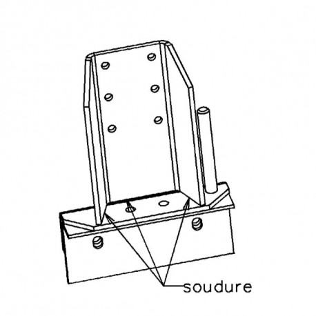 Support à boulonner pour Flexi Pump