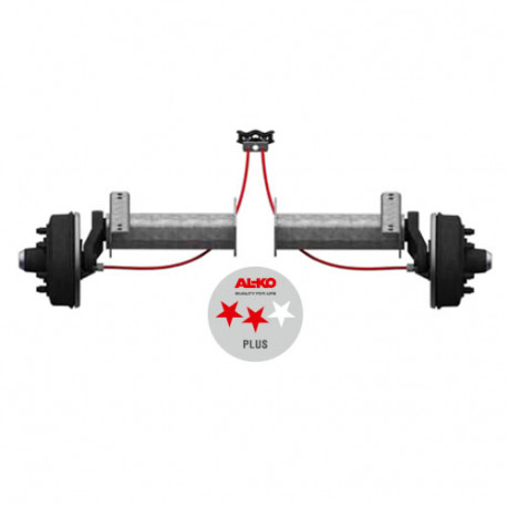 2 Demi-essieux freinés AL-KO 2500 kg 6T205