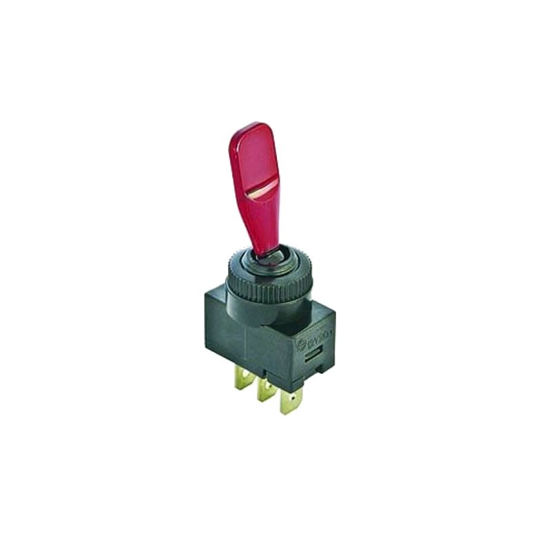 Interrupteur lumineux 12V bicolore rouge/vert - Interrupteur/Interrupteur à  Bascule 12V - Eurolec
