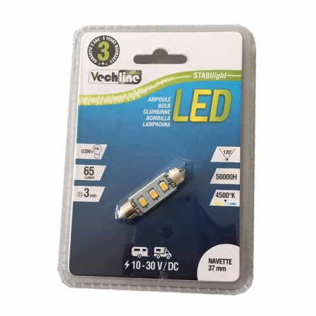 Ampoule navette 12V 3 LEDs